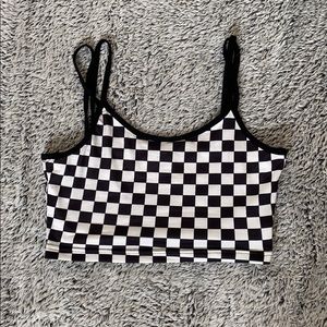 SHEIN checkered tank top size XS